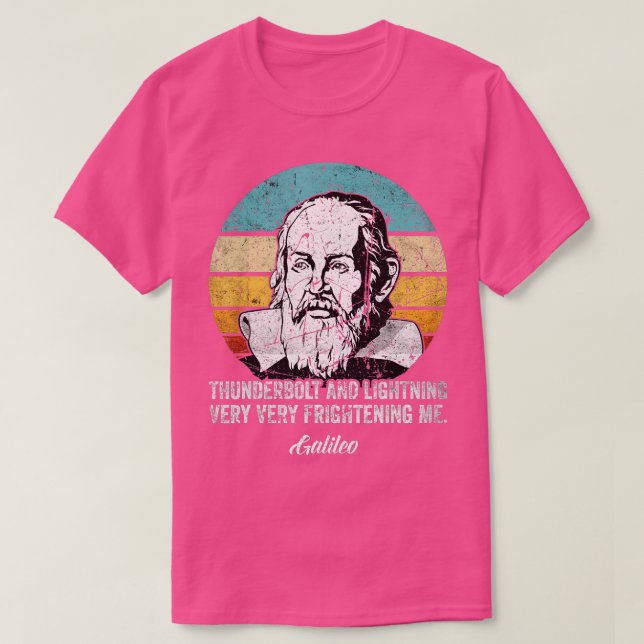 Die Physik eines hundertfüßigen Galileo-Philosophe T-Shirt (Design vorne)