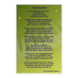 Die Pianisten-Foto-Erweiterung Fotodruck