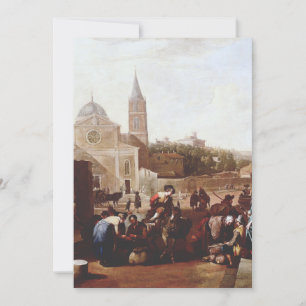 Die Piazza del Popolo in Rom von Johannes Lingelba Einladung