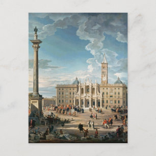Die Piazza Santa Maria Maggiore, 1752 Postkarte