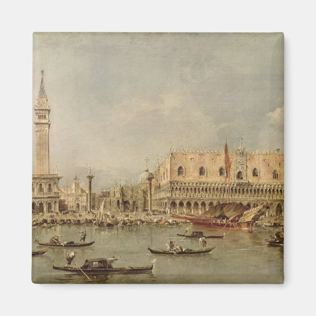 Die Piazzetta und der Palazzo Ducale Magnet (Vorne)