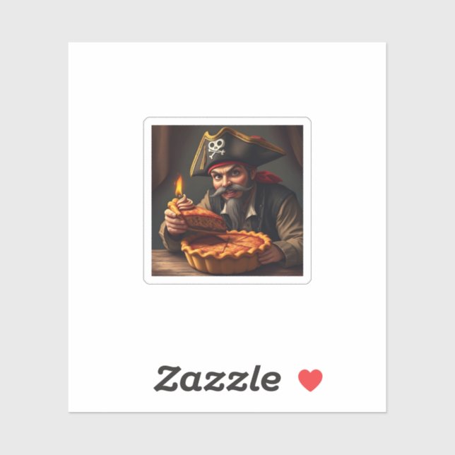 Die "PIErate" Aufkleber (Blatt)