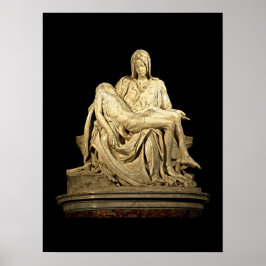 Die Pieta von Michelangelo Poster