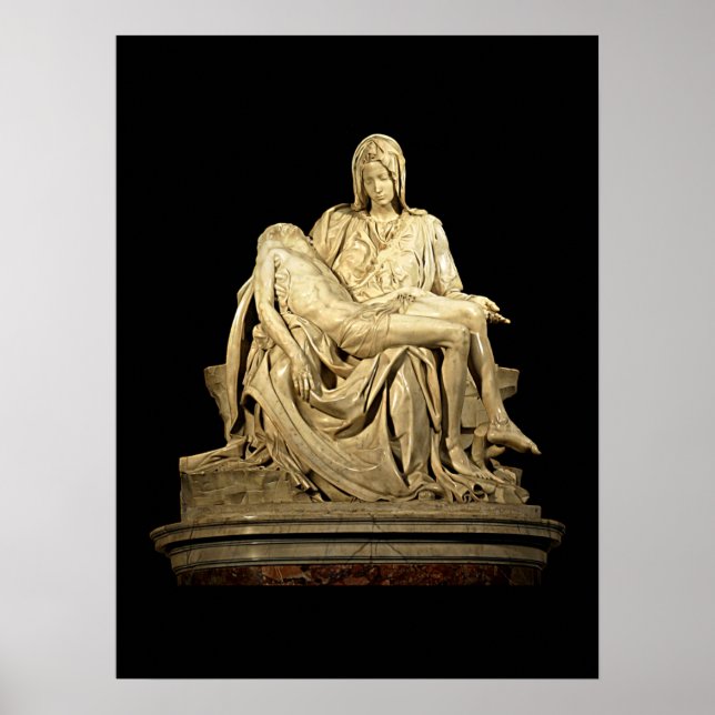 Die Pieta von Michelangelo Poster (Vorne)