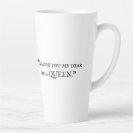 Die Pink Lady Tasse passt zu einer Königin