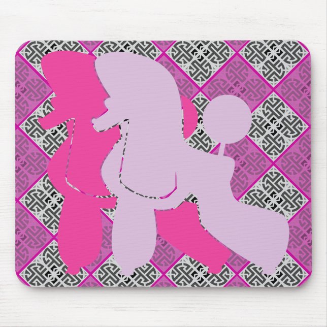 Die pinken Pudel Mousepad (Vorne)