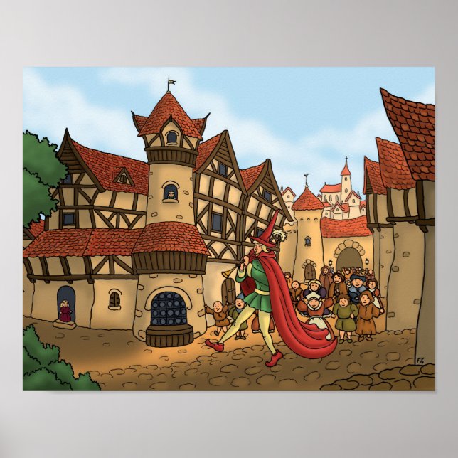 die Piper und das Kinderposter Poster (Vorne)