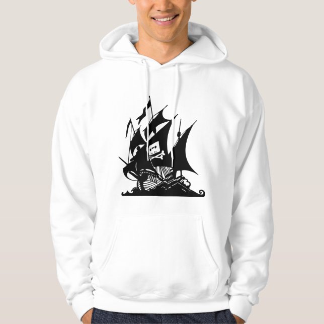 Die Piraten-Bucht Hoodie (Vorderseite)