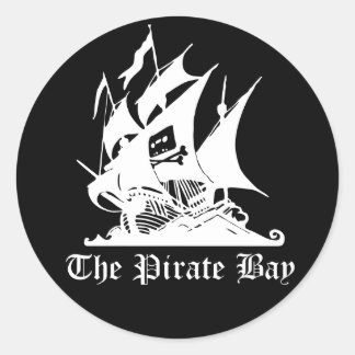 Die Piratenbucht Runder Aufkleber