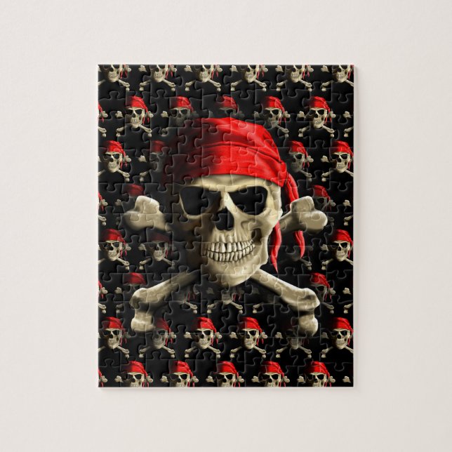 Die Piratenflagge (Vertikal)