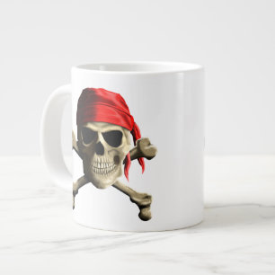 Die Piratenflagge Jumbo-Tasse