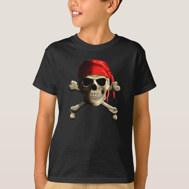 Die Piratenflagge T-Shirt (Vorderseite)