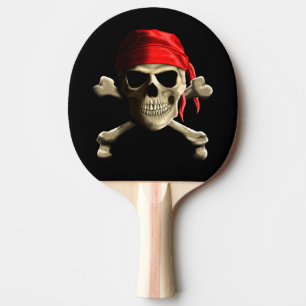 Die Piratenflagge Tischtennis Schläger