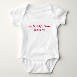 Die Pizza-Felsen meines Vatis =) Baby Strampler