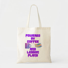 Die Pläne für Kaffee und Lektion Tragetasche