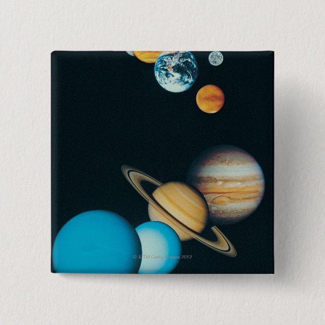 Die Planeten Button (Vorderseite)