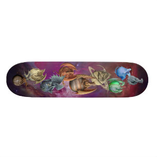 Die Planeten-Drachen Skateboard