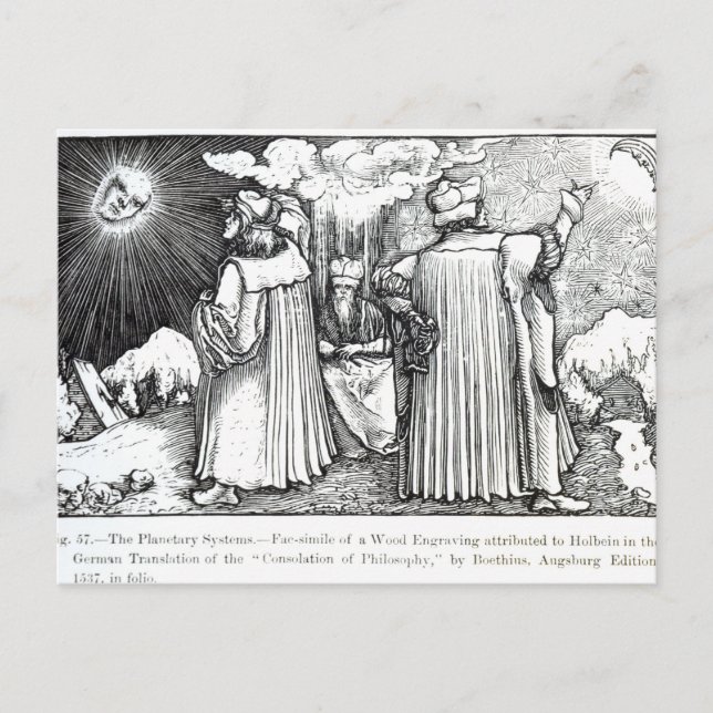 Die Planetensysteme Postkarte (Vorderseite)