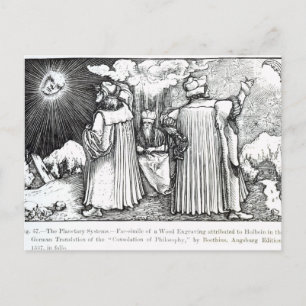 Die Planetensysteme Postkarte