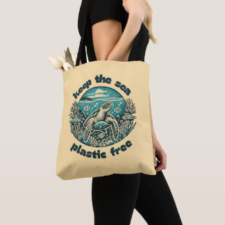 Die Plastiktüte des Meeres behalten | Öko Tasche