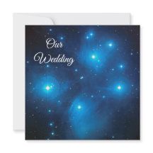 Die Pleiaden bei der blauen kosmischen Hochzeit