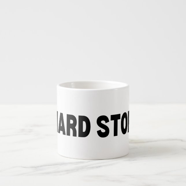 Die plötzliche Neukalibrierung | Harter Stopp Espressotasse (Vorderseite)