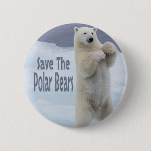 Die Polarbären gerettet Button