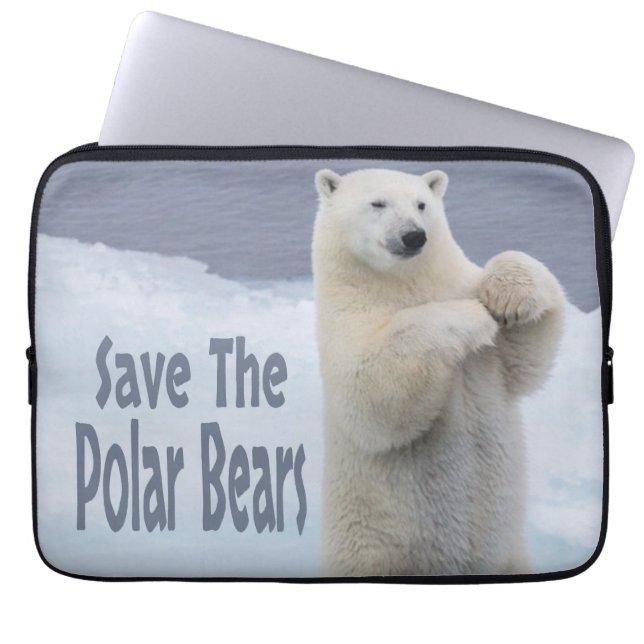 Die Polarbären gerettet Laptopschutzhülle (Vorderseite)