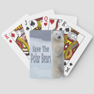 Die Polarbären gerettet Spielkarten