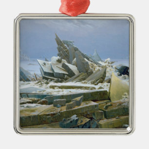 Die Polarsee, 1824 Silbernes Ornament