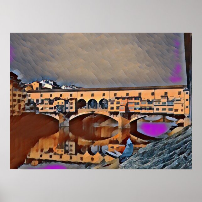Die Ponte Vecchio Poster (Vorne)