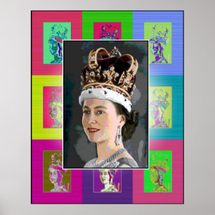Die Pop Art Coronation Poster
