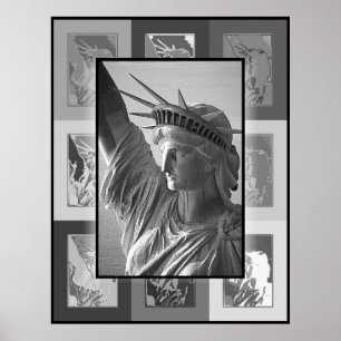 Die Pop-Kunst-Dame Liberty Poster