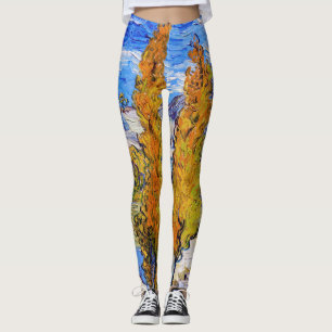 Die Poplars in Saint-Rémy, Van Gogh Leggings
