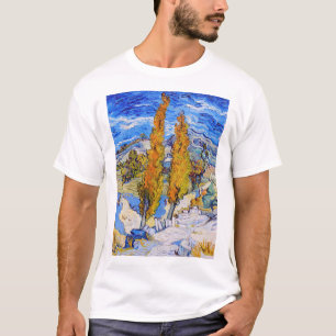 Die Poplars in Saint-Rémy, Van Gogh T-Shirt