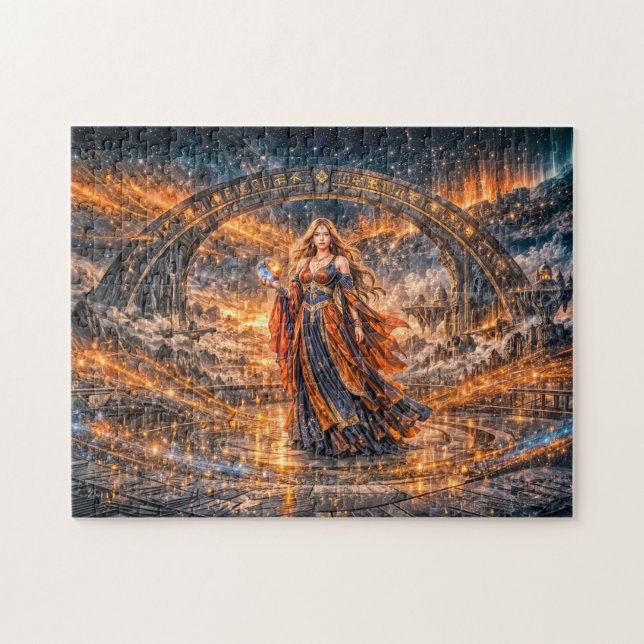 Die Portalmeisterin – Episches Fantasy-Puzzle (Horizontal)