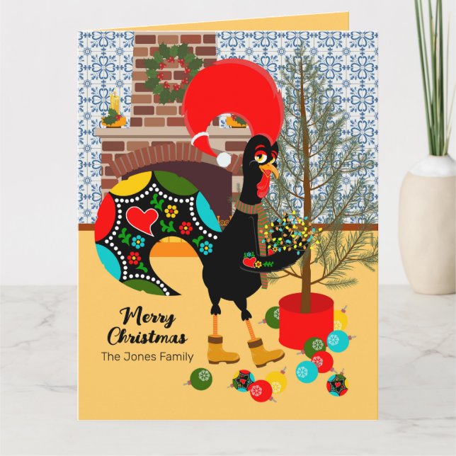 Die portugiesische Rooster und das Licht der Weihn Karte (Vorderseite)