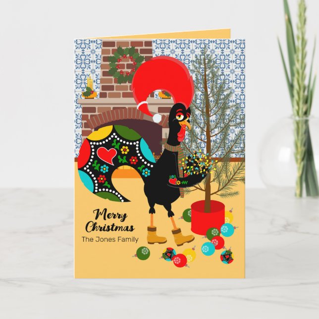 Die portugiesische Rooster und das Licht der Weihn Karte (Vorderseite)