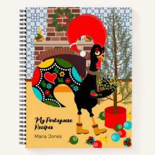 Die portugiesische Rooster und das Licht der Weihn Notizbuch