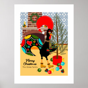 Die portugiesische Rooster und das Licht der Weihn Poster