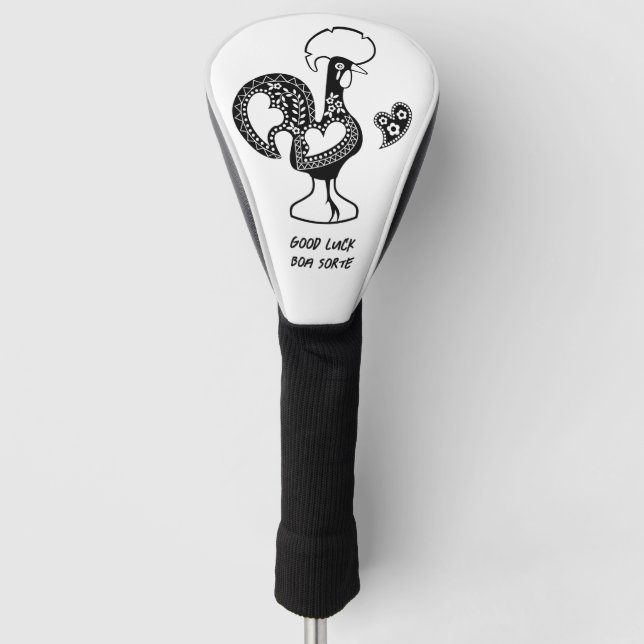 Die portugiesische Rooster-Viel Glück Boa Sorte Golf Headcover (Vorderseite)