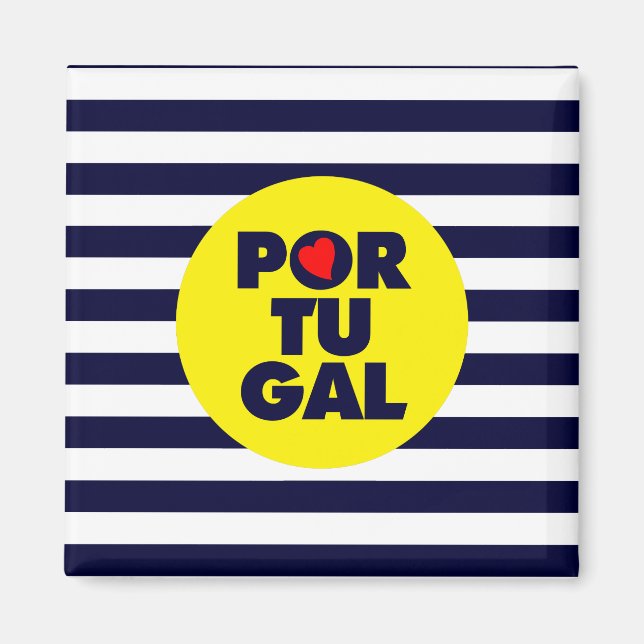 Die portugiesische Sonne Magnet (Vorne)