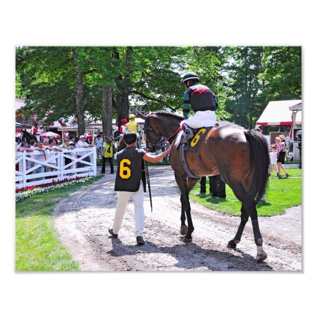 Die Post-Parade in Saratoga Fotodruck (Vorne)