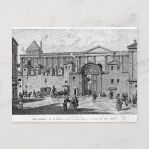 Die Post Paris Postkarte