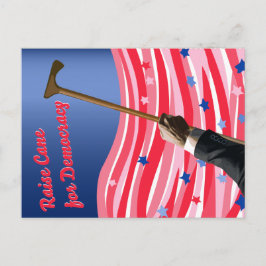 Die Postkarte der Cane-Demokratie erhöhen