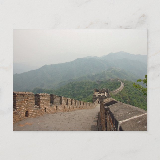 Die Postkarte der chinesischen Mauer (Vorderseite)