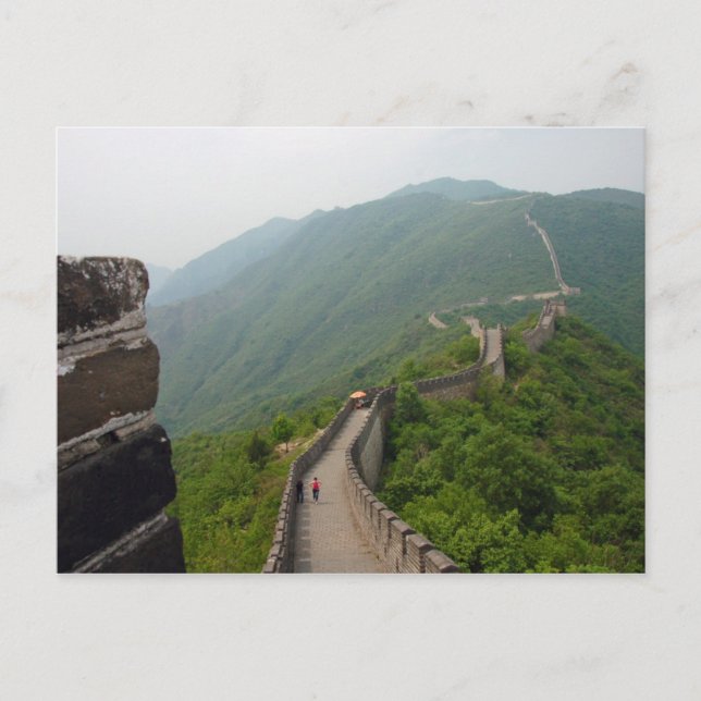 Die Postkarte der chinesischen Mauer (Vorderseite)