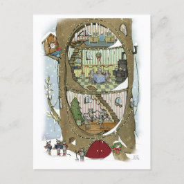 Die Postkarte der Weihnachtsmäuse