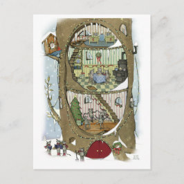 Die Postkarte der Weihnachtsmäuse