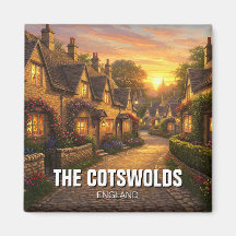 Die Postkarte des Cotswolds-Dorfes